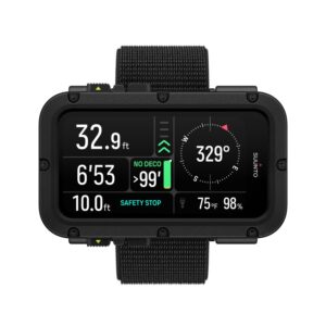 Suunto_Nautic Black_Velcro strap_Front view_Compass - psi